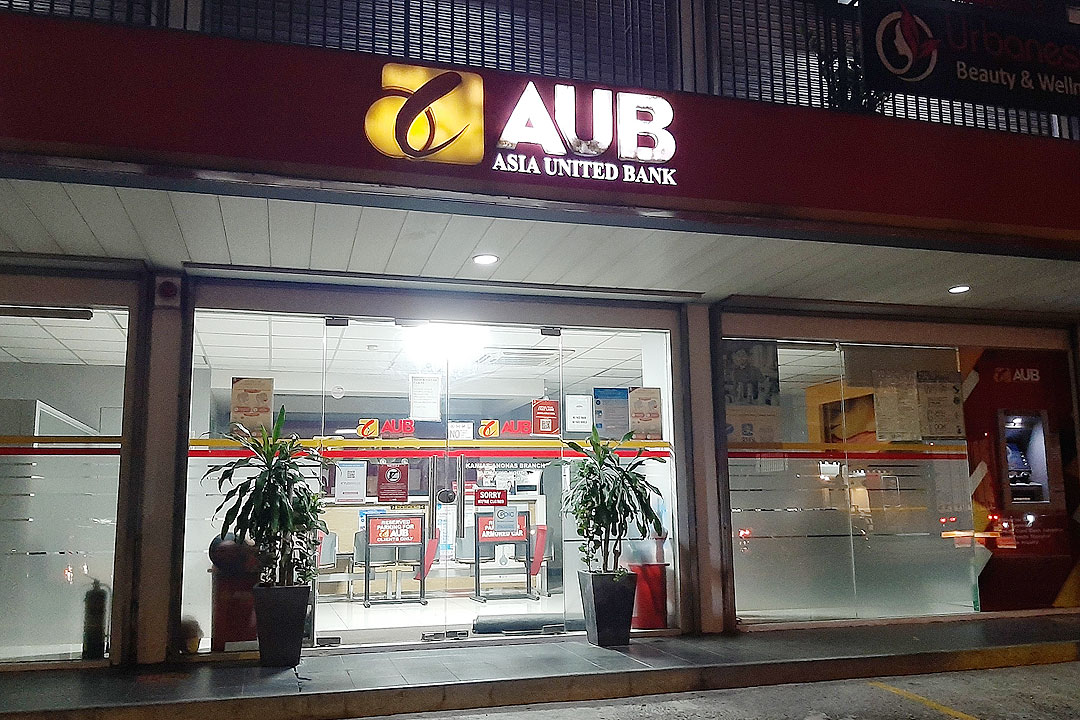 Asia United Bank’s nine-month net earnings up 9%