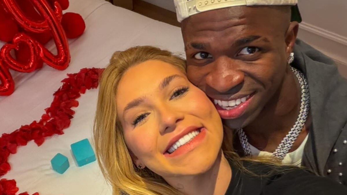 Meet the new WAG at the Bernabeu! Vinicius Jr goes Instagram official with Brazilian influencer who boasts 53 MILLION Instagram followers, her own TV show and a famous ex-husband