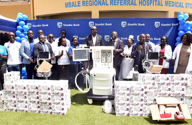 Stanbic Bank gives Mbale Hospital sh100 million boost