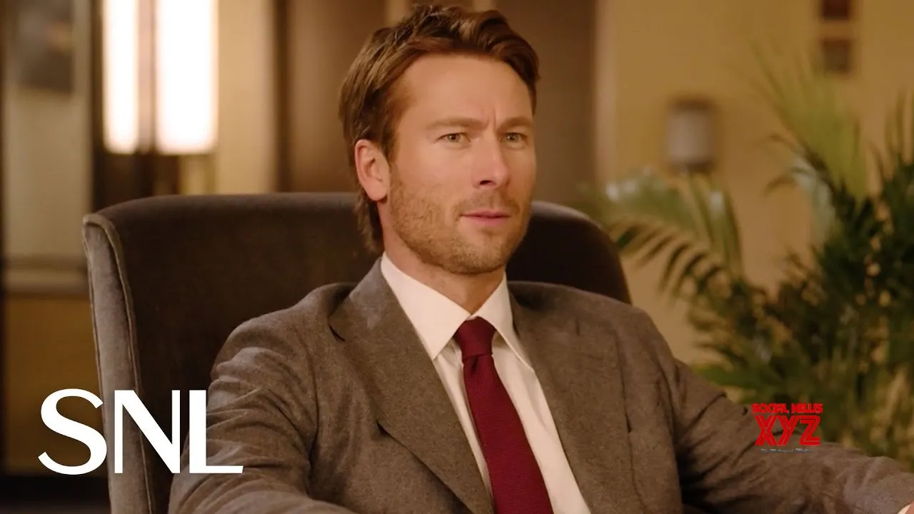 Glen Powell Hypes Himself Up to Host SNL #HD (Video)