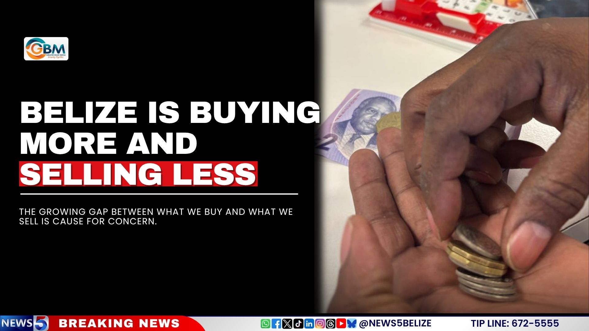 Belize is Buying More and Selling Less