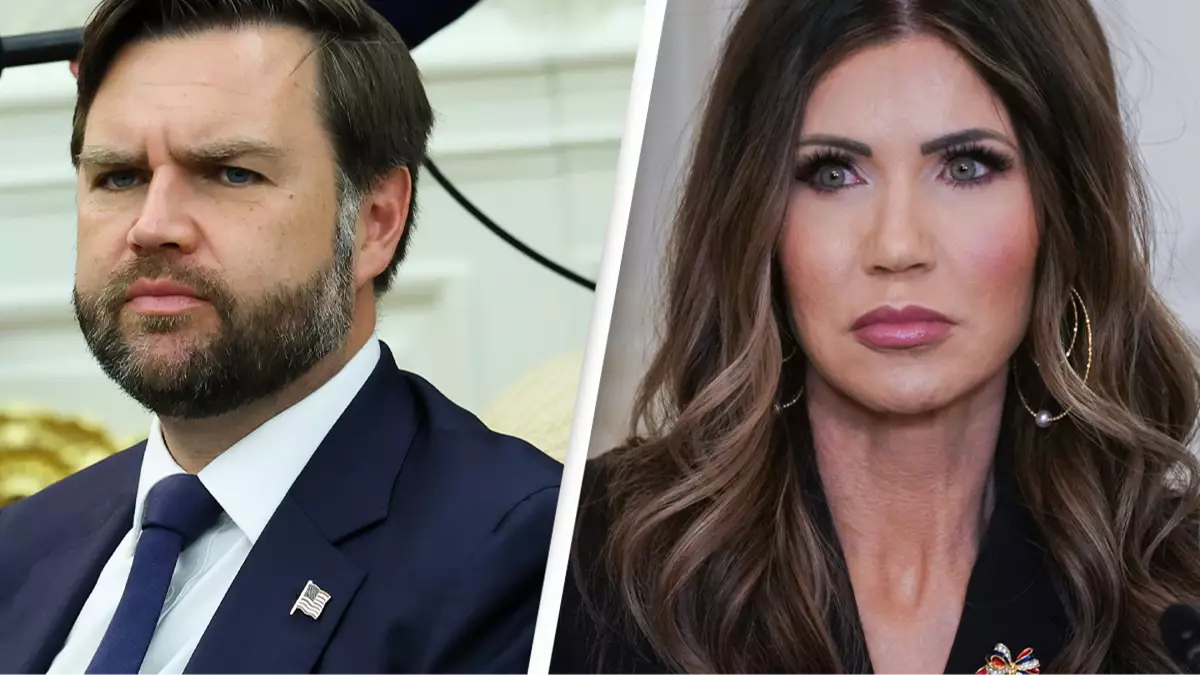 JD Vance claims only 'terrible' people mistreat dogs seemingly forgetting the actions of colleague Kristi Noem