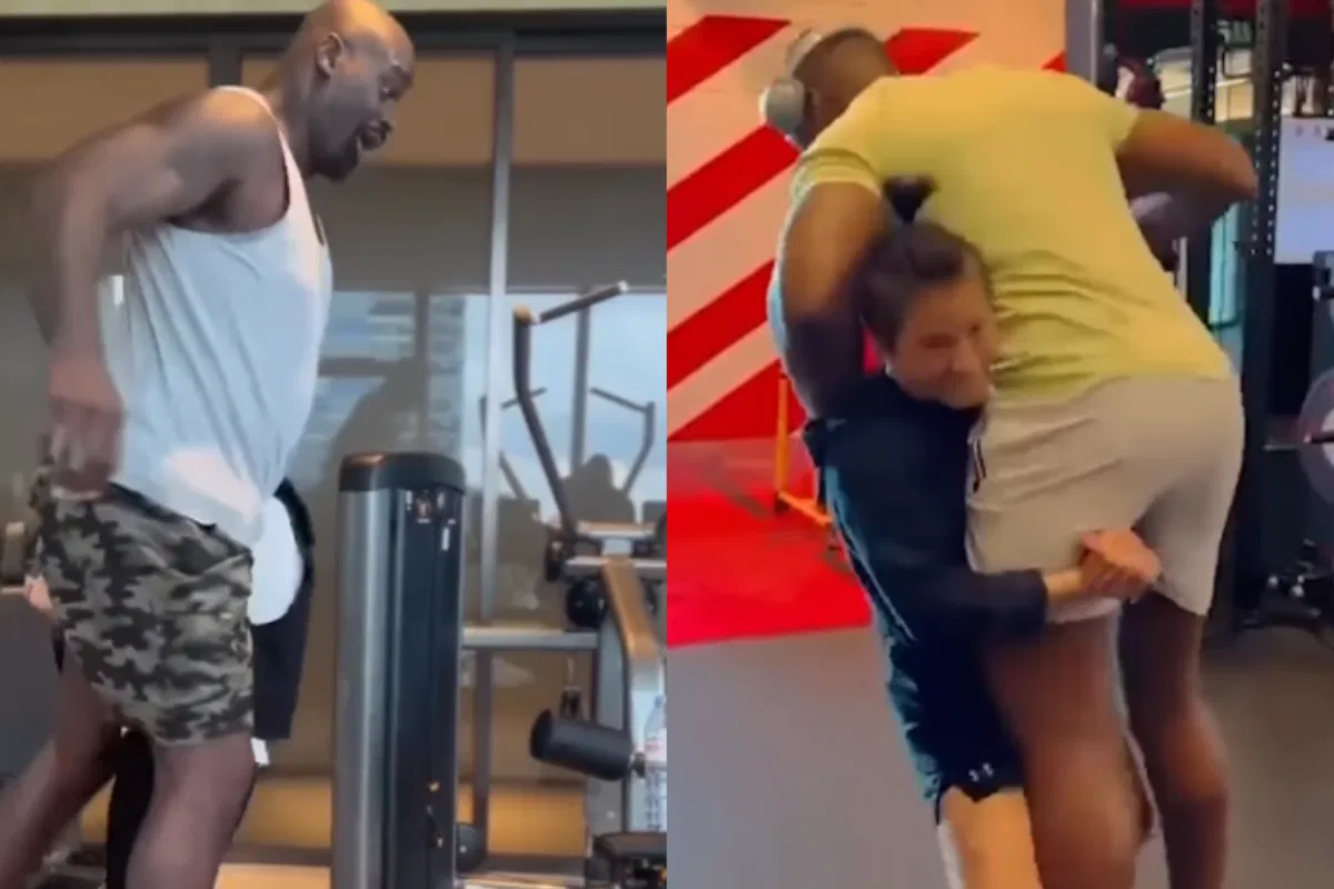Video: Zhang Weili Lifting Shaquille O’Neal, Francis Ngannou Resurfaces Ahead of UFC 322