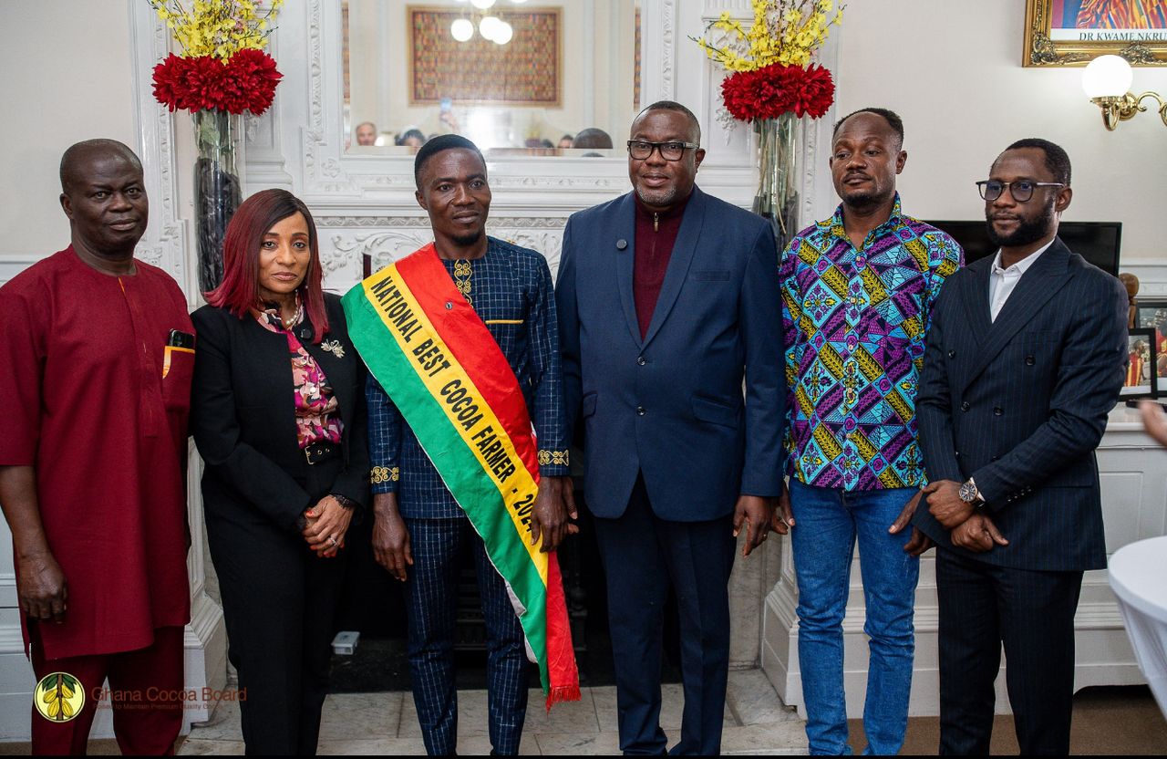 COCOBOD Honours 2024 National Best Cocoa Farmers In London