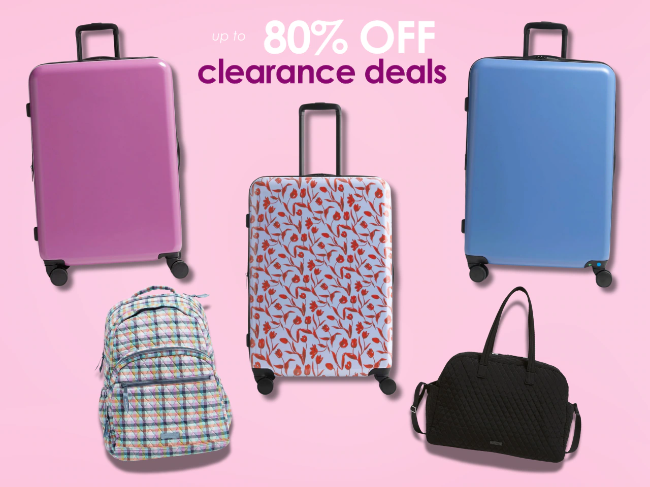 Save over $200 on Vera Bradley Outlet travel bags just in time for the holidays